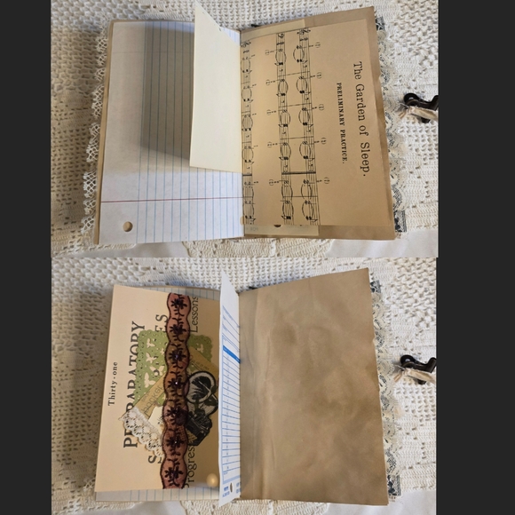 Brown Journal with Clip - Picture 4 of 12